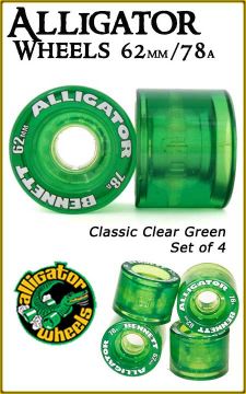 BENNETT - Alligator Wheels - 62mm (Four Wheels)