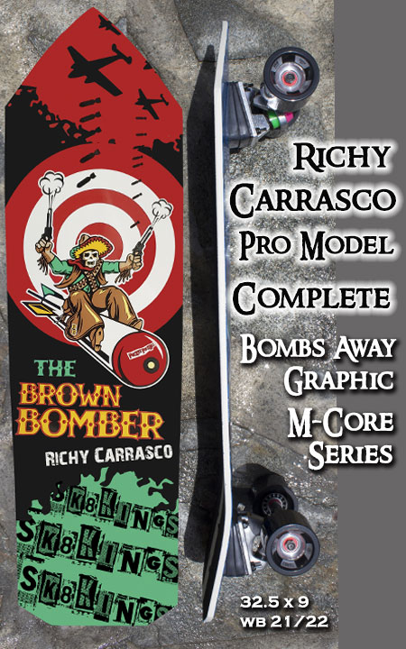 Sk8Kings Slalom Complete - Richy Carrasco Brown Bomber Pro - Axe M-Core  Racing Series