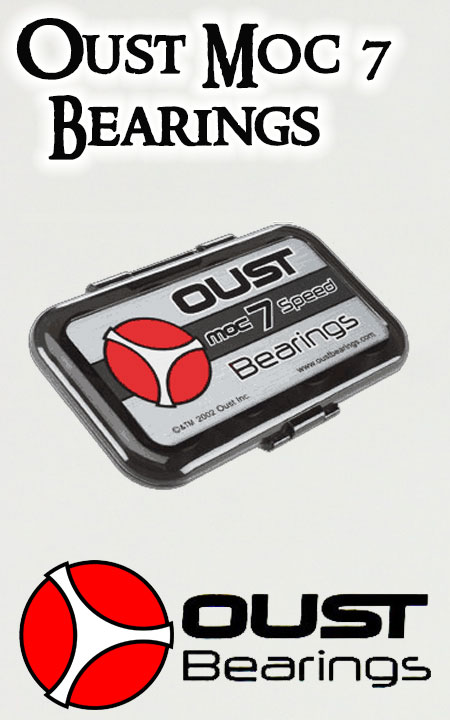 www.sk8kings.com: OUST BEARINGS - MOC 7 SPEED (8-pack)